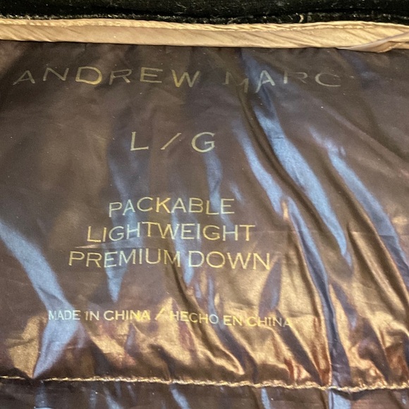 Andrew Marc Chocolate Puffer Jacket - Picture 6 of 9